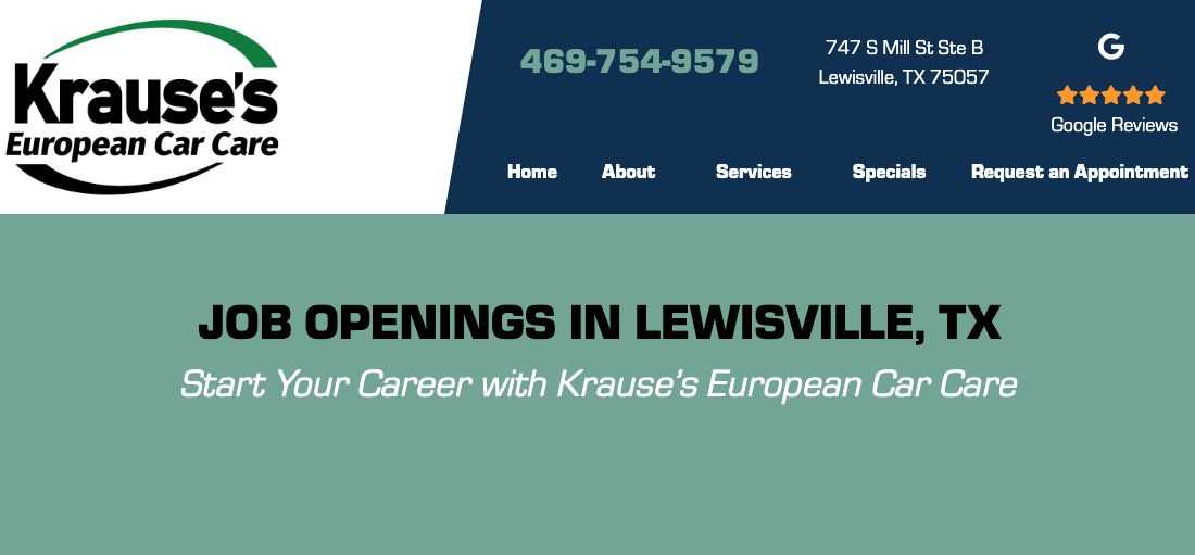 Krause's European Car Care